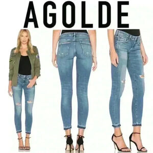 𝅺AGOLDE Lara Skinny Jeans in Badlands Wash Size 26